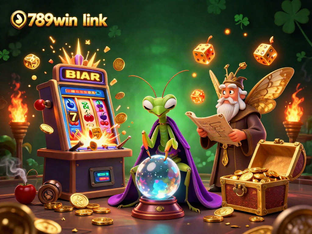 Experience the magic of the 789win link as animated characters bring casino thrills to life with vibrant elements.