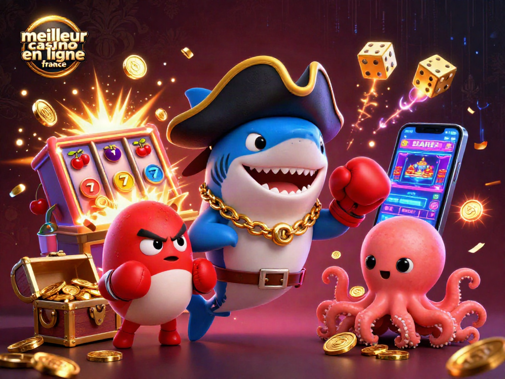 Découvrez le meilleur casino en ligne France avec des personnages animés et des éléments de jeu captivants.