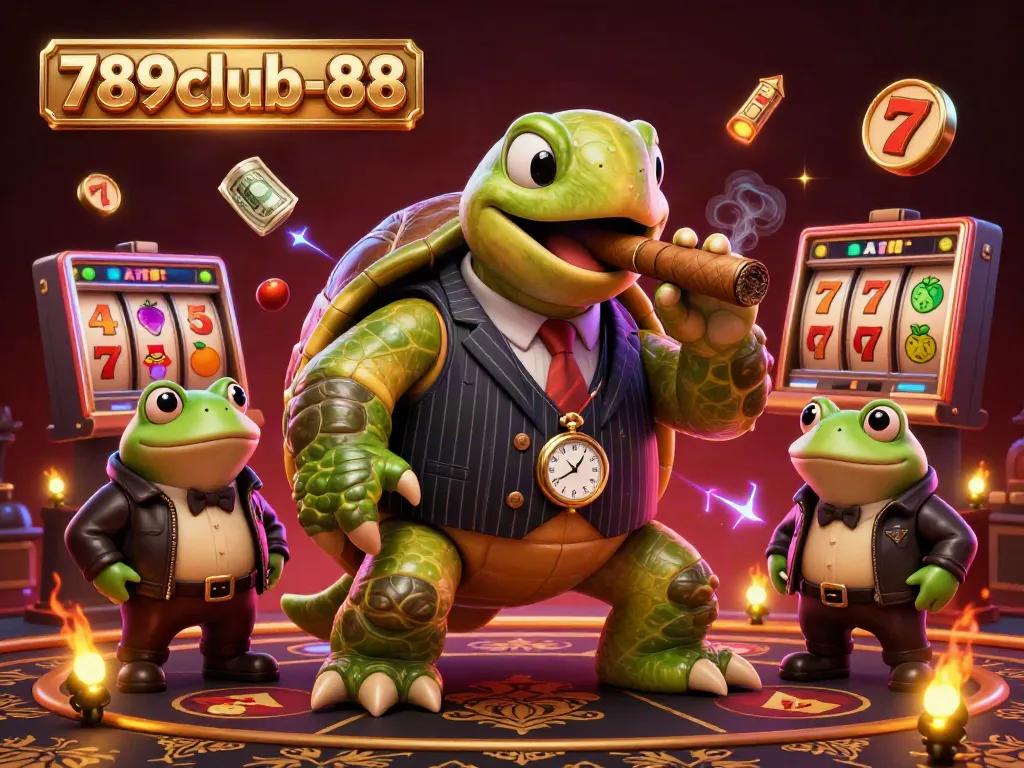 Experience thrilling jackpot excitement at 789club-88 with a vibrant casino scene featuring characters and gaming elements.