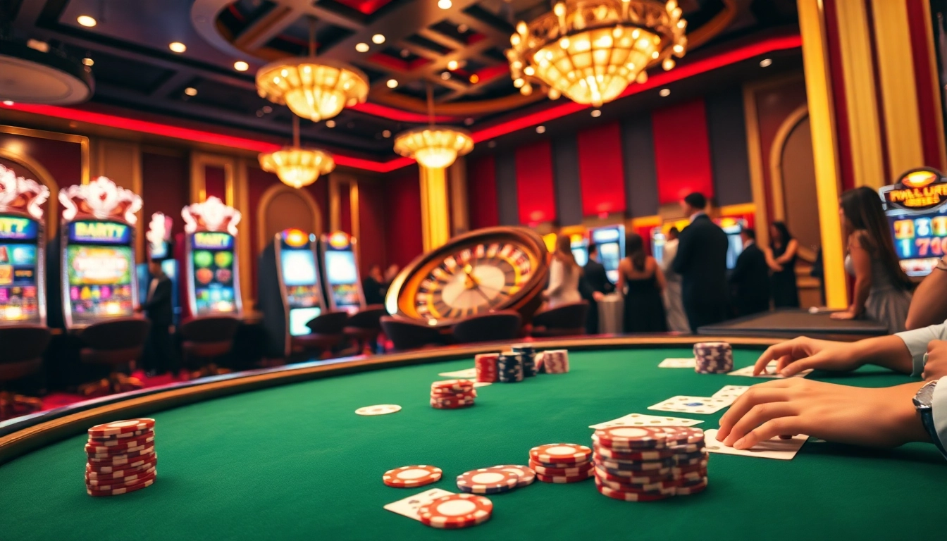 Experience the thrill of gambling at https://j88.gives/ with exciting poker and roulette action.