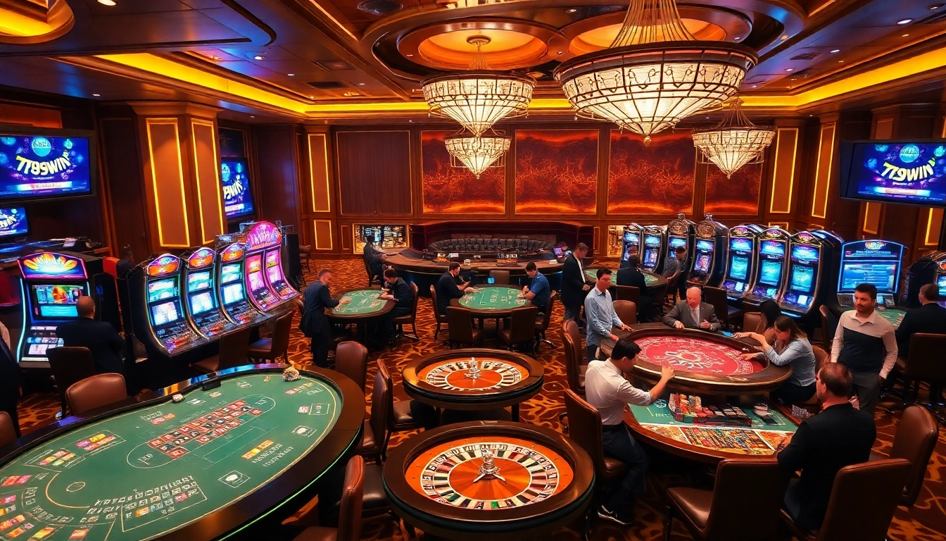 Experience thrilling moments at https://789win.talk/ with vibrant casino tables and engaging players.