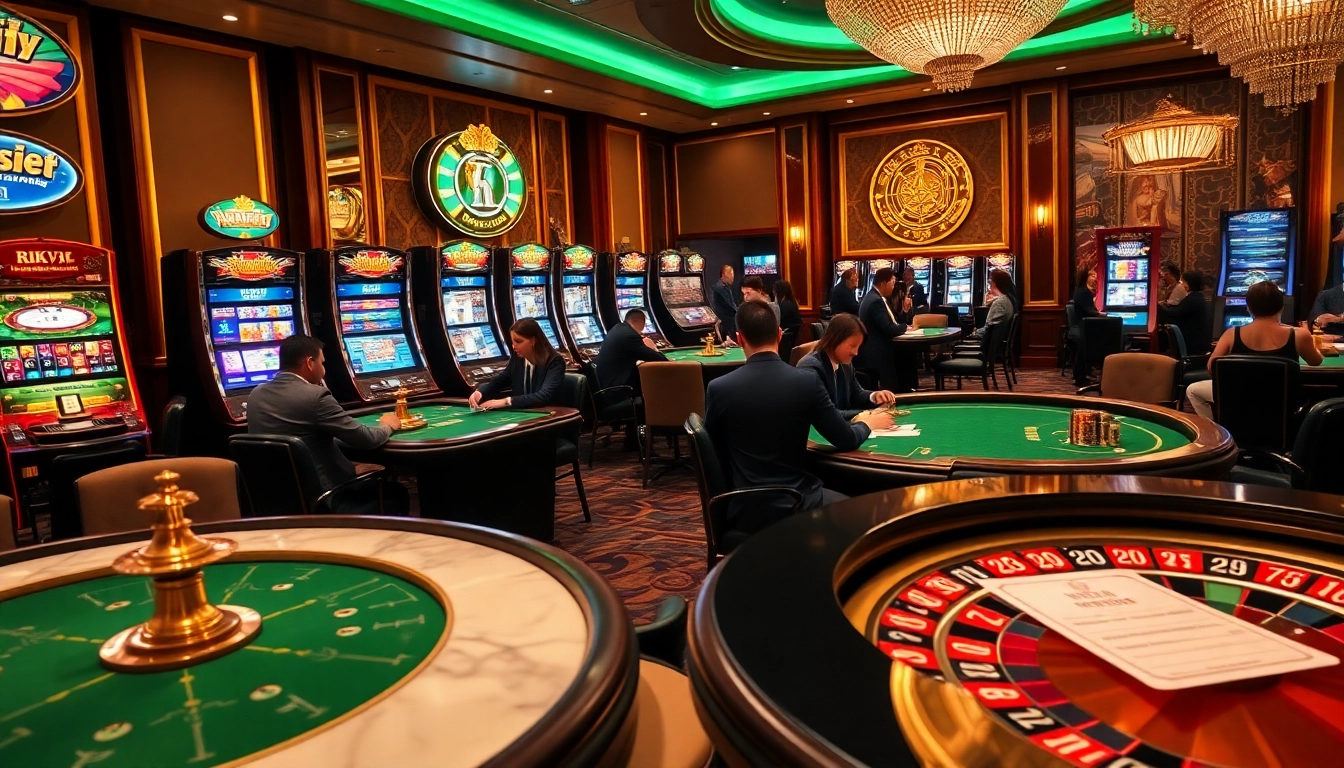 Experience the thrill of gaming at rik vip with high-stakes poker and vibrant slot machines.