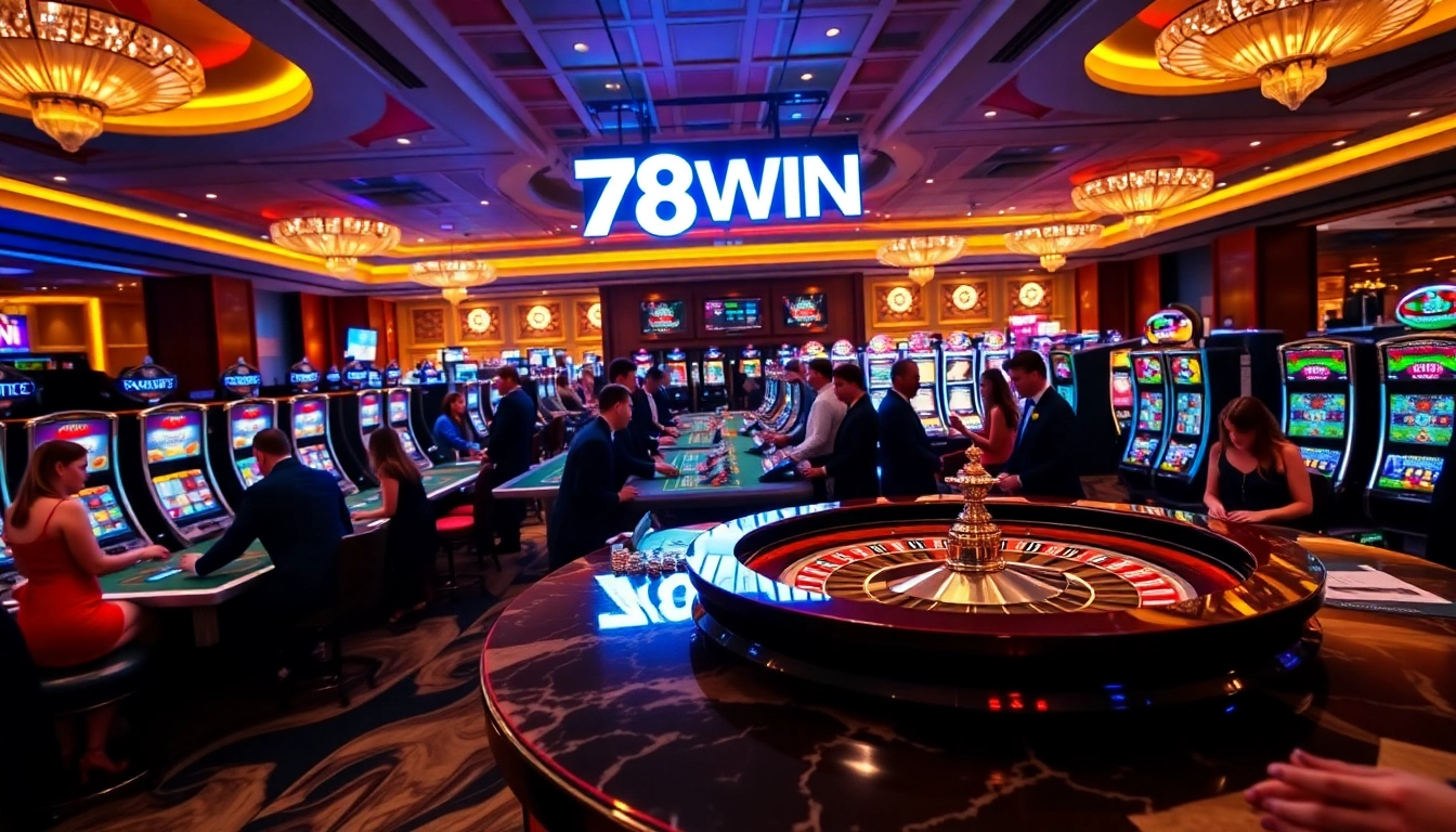 Experience excitement at 78WIN with dynamic casino tables and engaging games.
