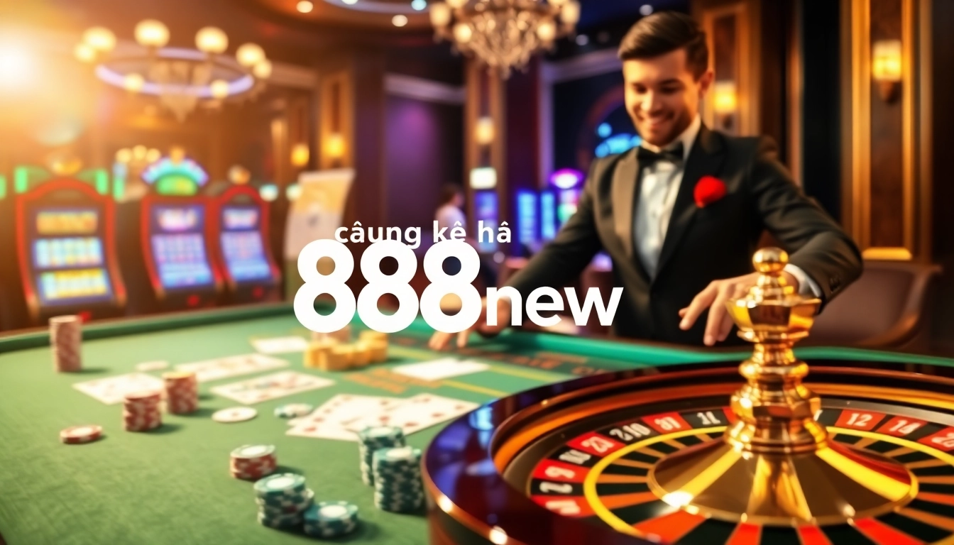 Experience the excitement and glamour of Đăng Ký 888new at the casino gaming table.