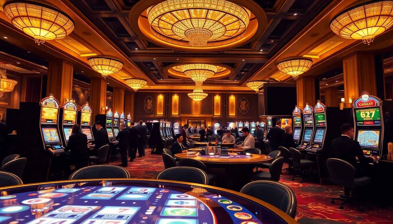 Découvrez le meilleur casino belgique en ligne avec une ambiance élégante et excitante en arrière-plan.