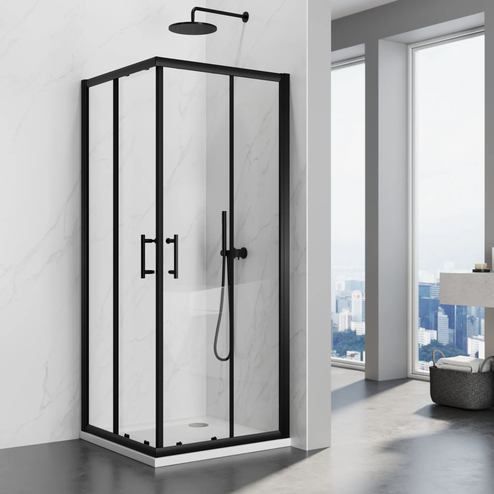 Sirhona Cabine de Douche : Modèles Coulissants et Pivotants Design