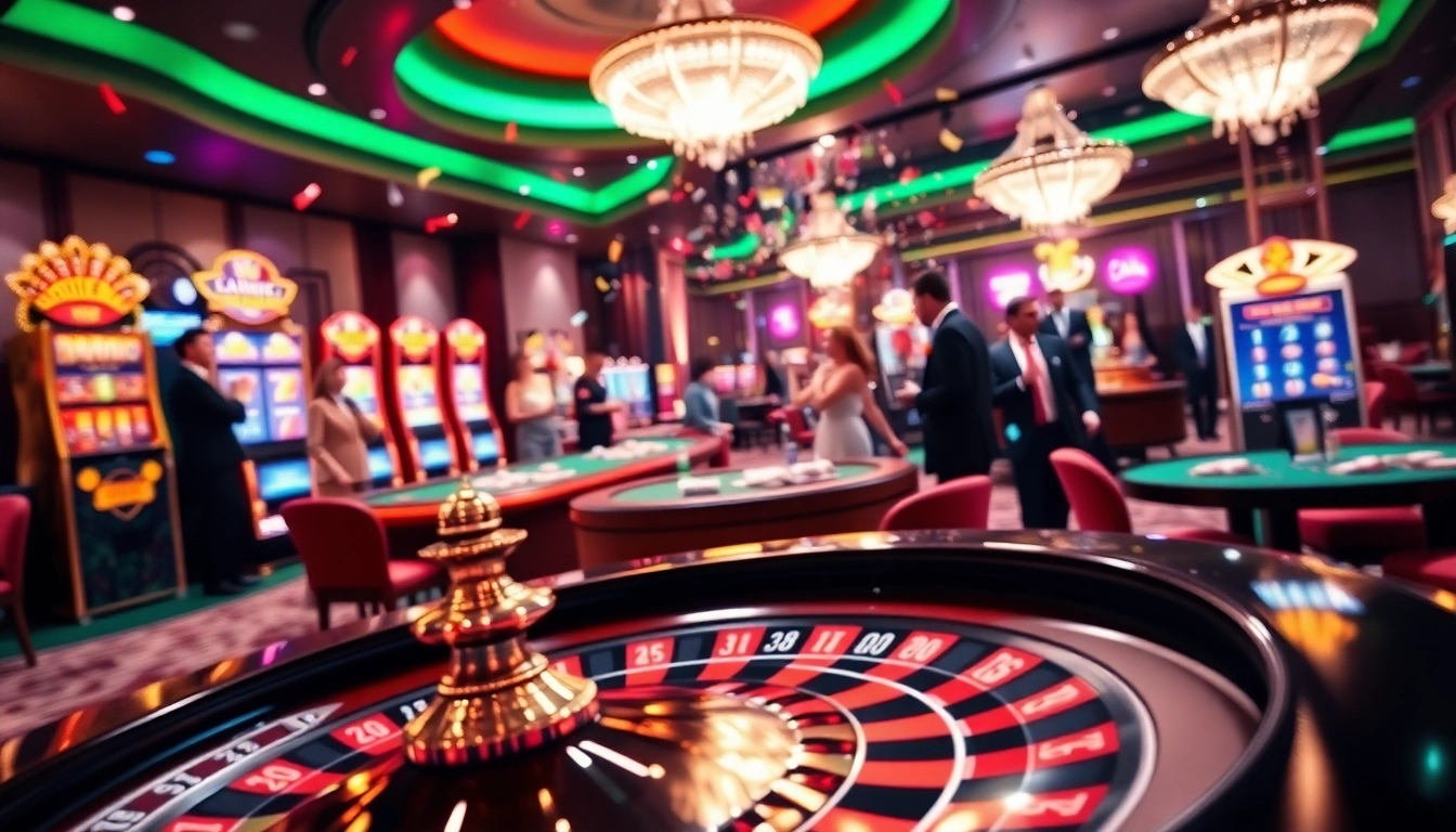 Découvrez le plaisir du casino en ligne france, avec une ambiance luxueuse de jeux et de célébration.