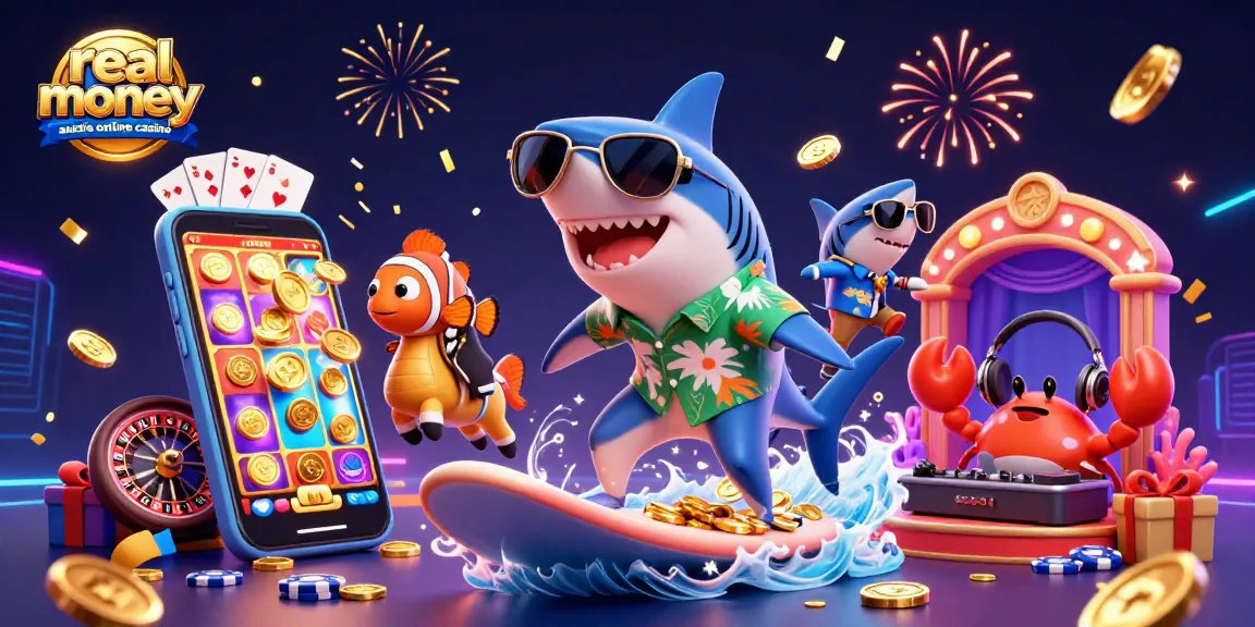 Experience excitement at a real money aussie online casino with vibrant characters and thrilling games.