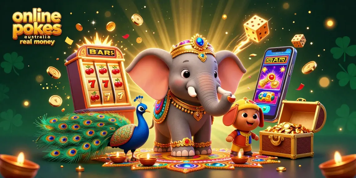 Experience the thrilling action of online pokies Australia real money with vibrant 3D slot elements and colorful characters.