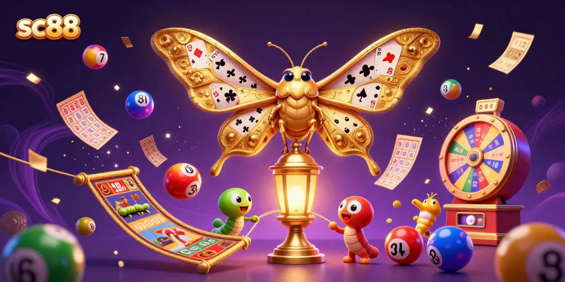 Experience thrilling gameplay with sc88 as a vibrant scene filled with lottery elements comes to life.