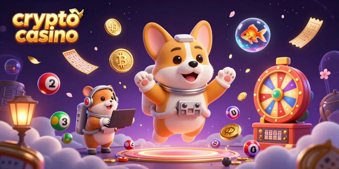Jouez au crypto casino avec un corgi astronaute et une ambiance dynamique enrichie d'éléments de jeu.